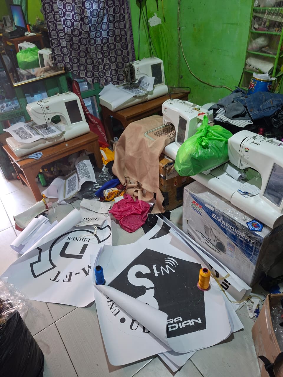 Proses Pembuatan Bendera